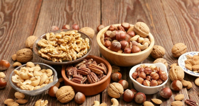 Nuts and seeds from the weight loss retreat 